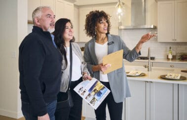 buyers agent shows home to clients